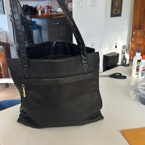 Vintage Carriage House leather satchel bag